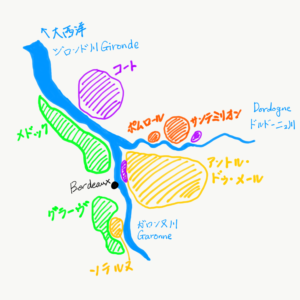 フランス ボルドー地方の解説 その1 とりふら